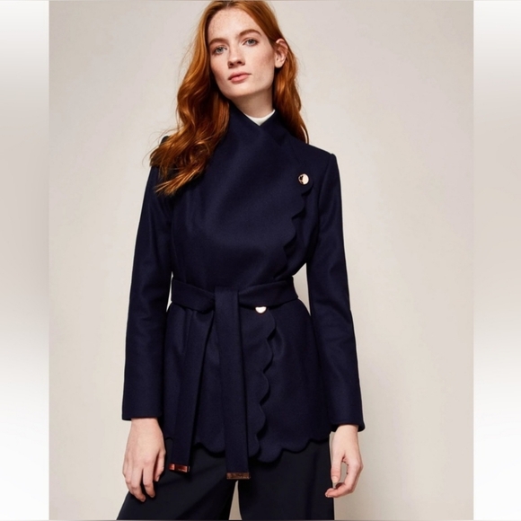 💙🟦 TED BAKER wool and Cashmere coat - Picture 3 of 13